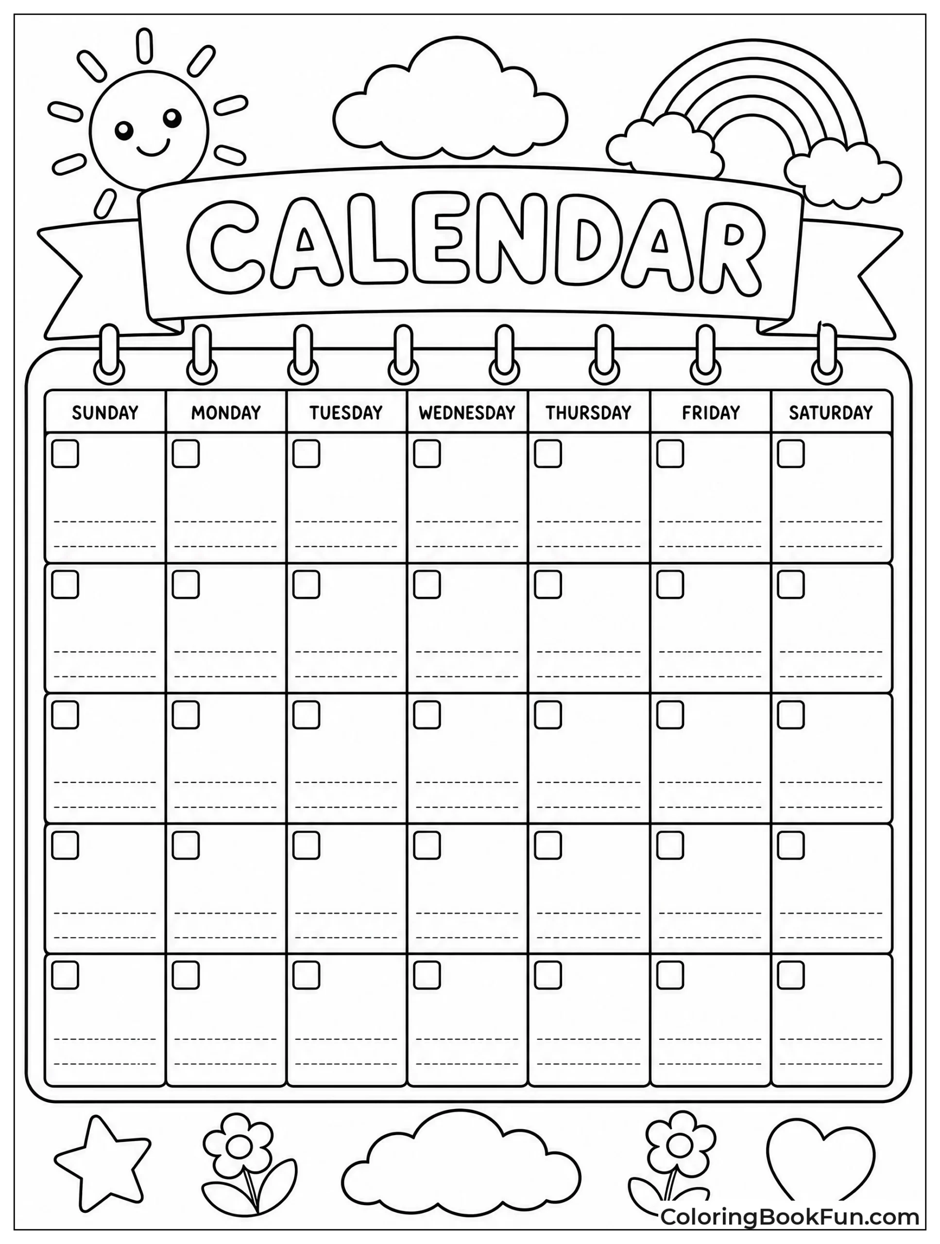 Write Dates under Blank Boxes