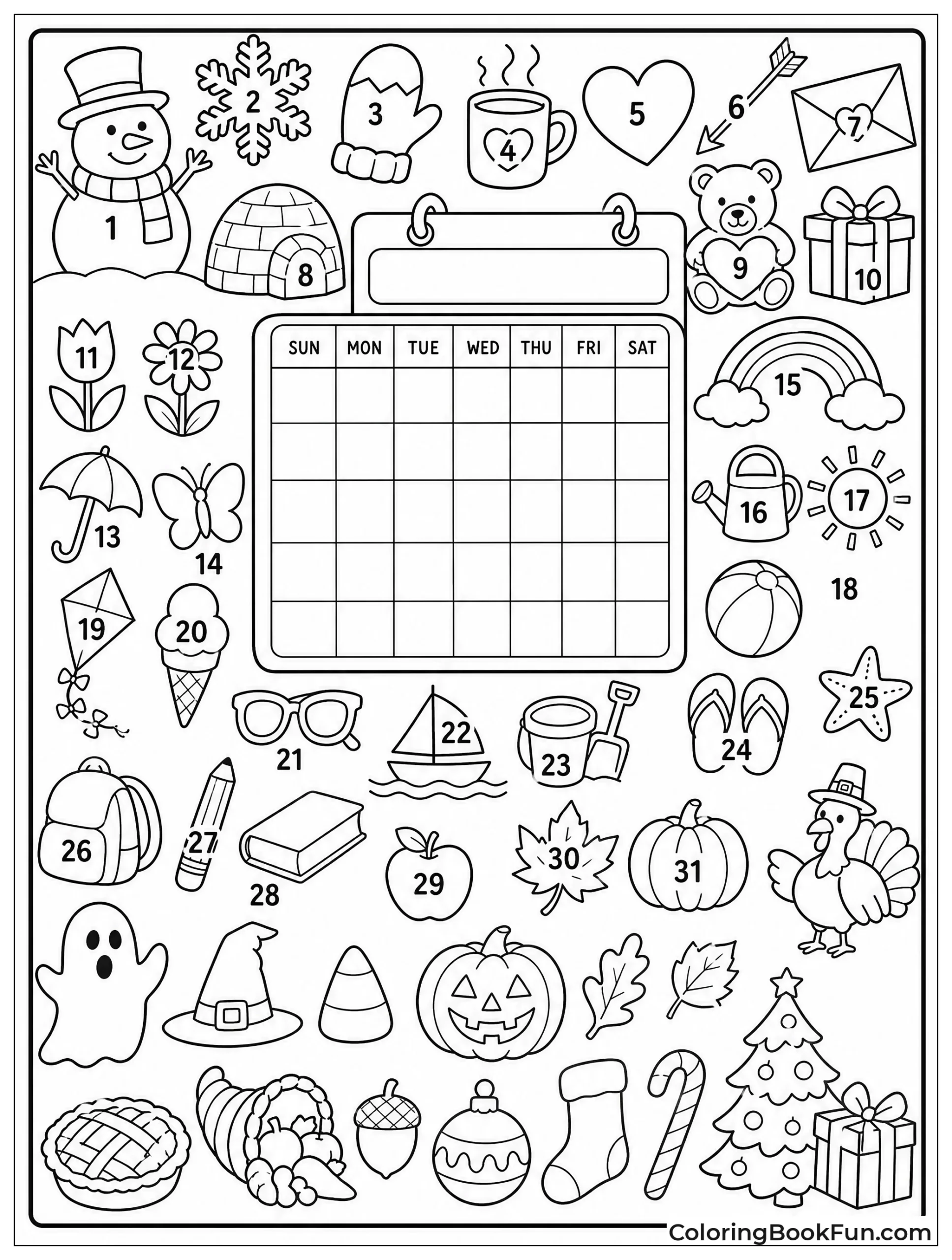 I-Spy Hidden Dates in Picture