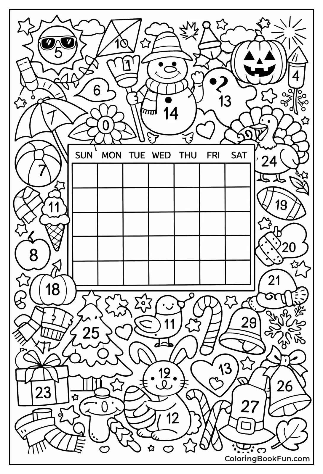 I-Spy Hidden Dates in Picture