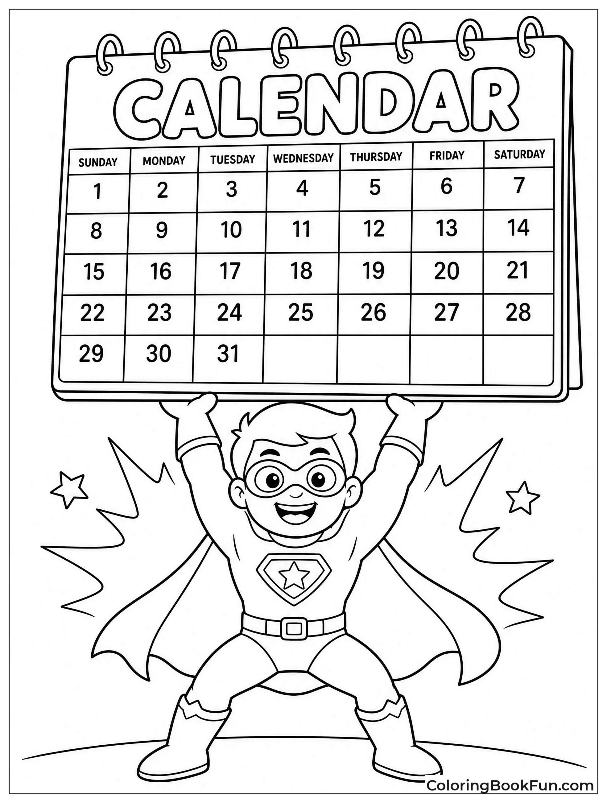 Superhero Lifts Huge Date Grid