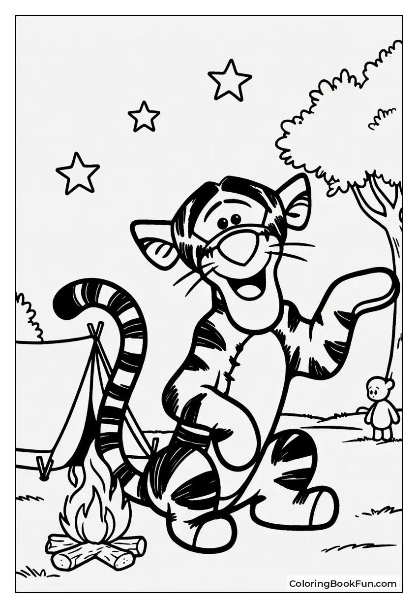 Camping Adventure Tigger
