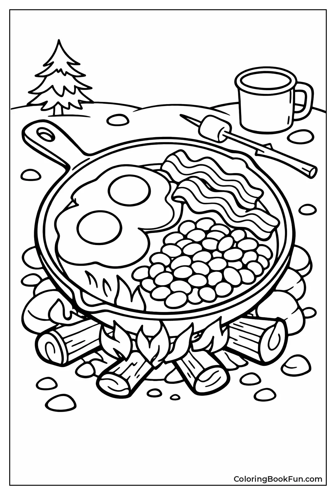 Skillet Cooks Camp Breakfast