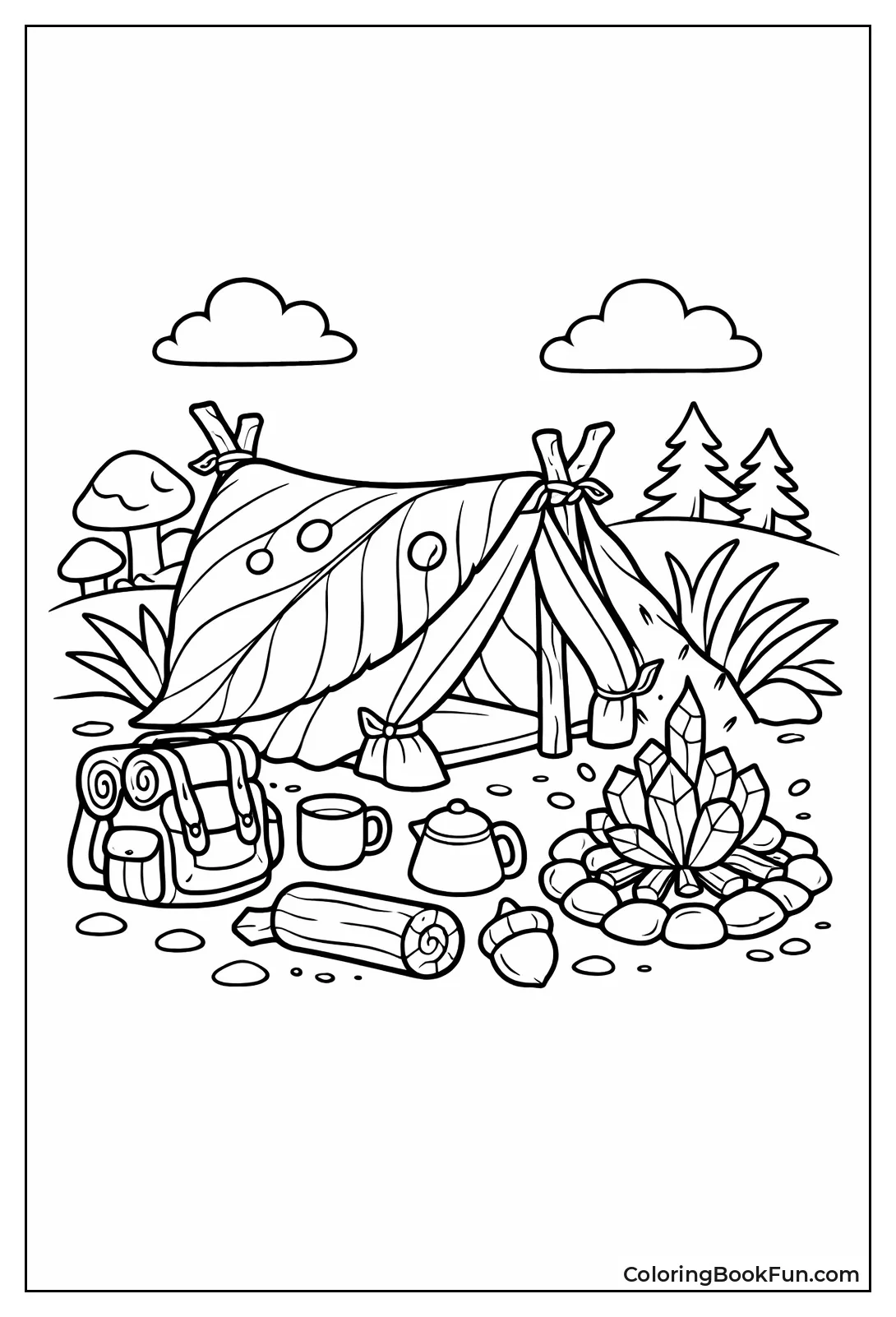 Fairy Tent in Garden