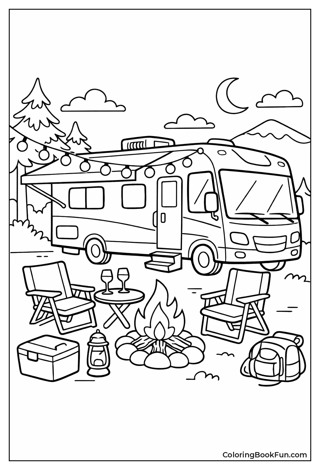 Luxury RV with Chairs