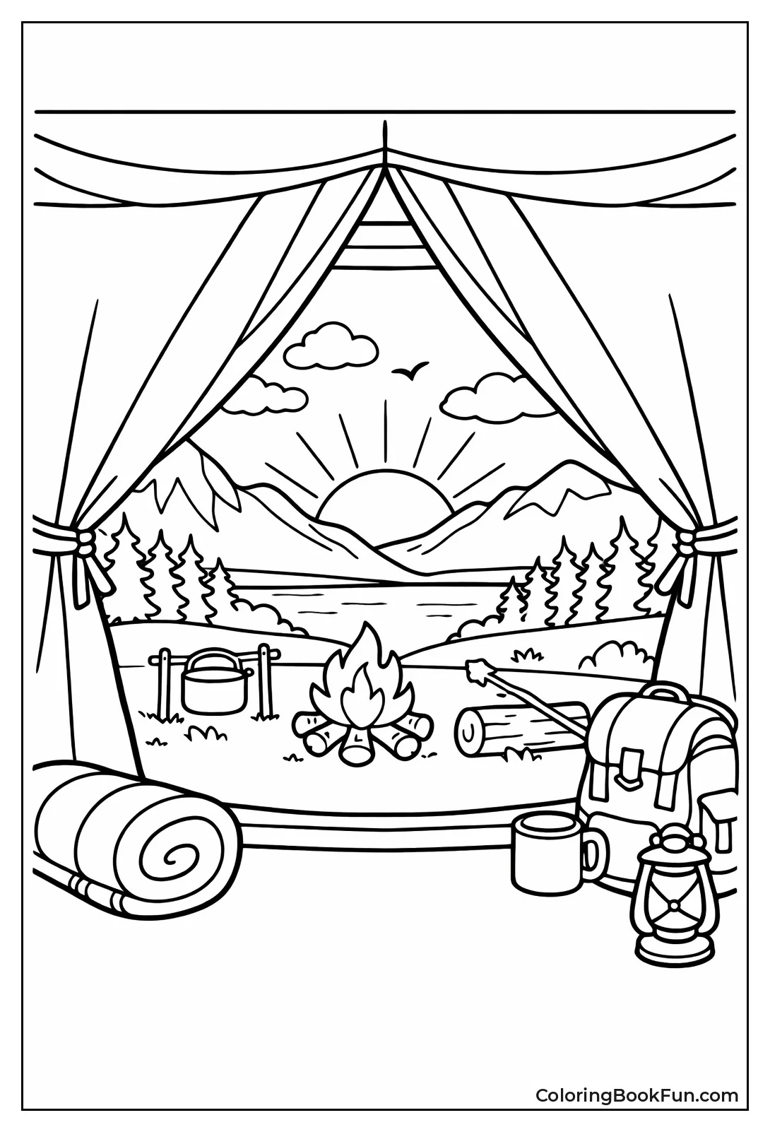 Sunrise View from Tent