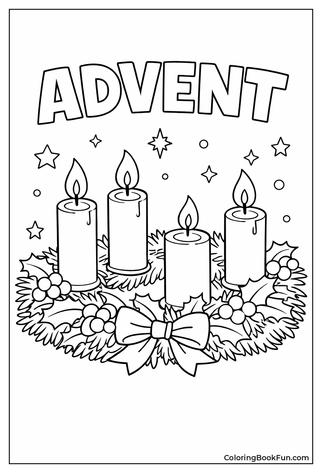 Advent Wreath Counts Down Christmas