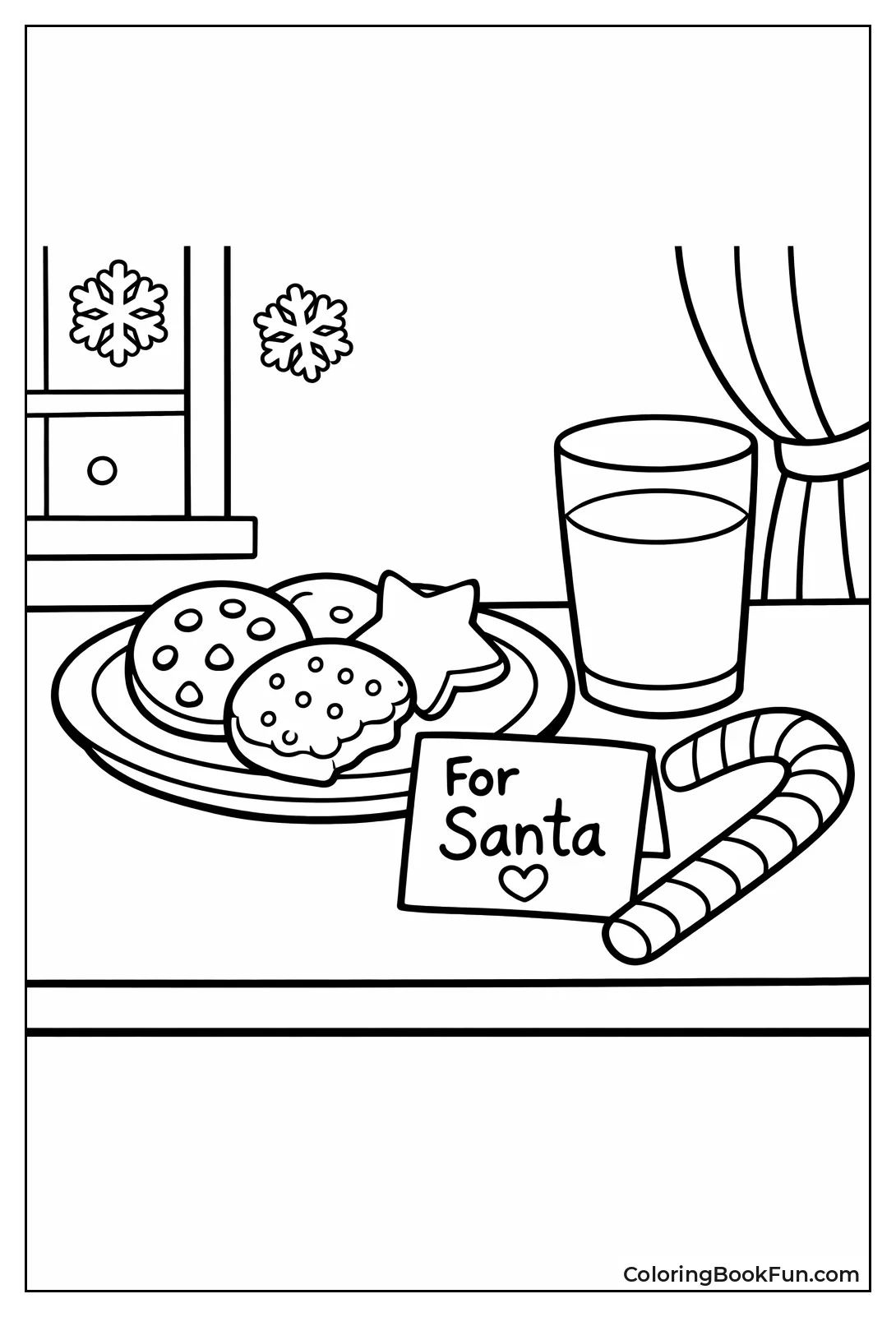 Cookies and Cane for Santa