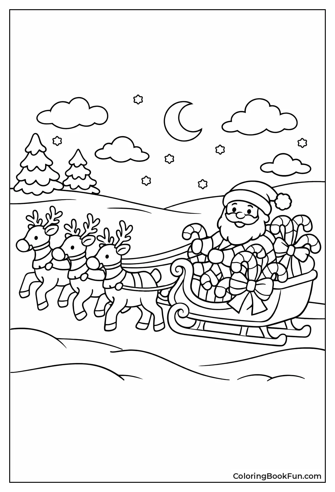 Sleigh Loaded with Candy Canes