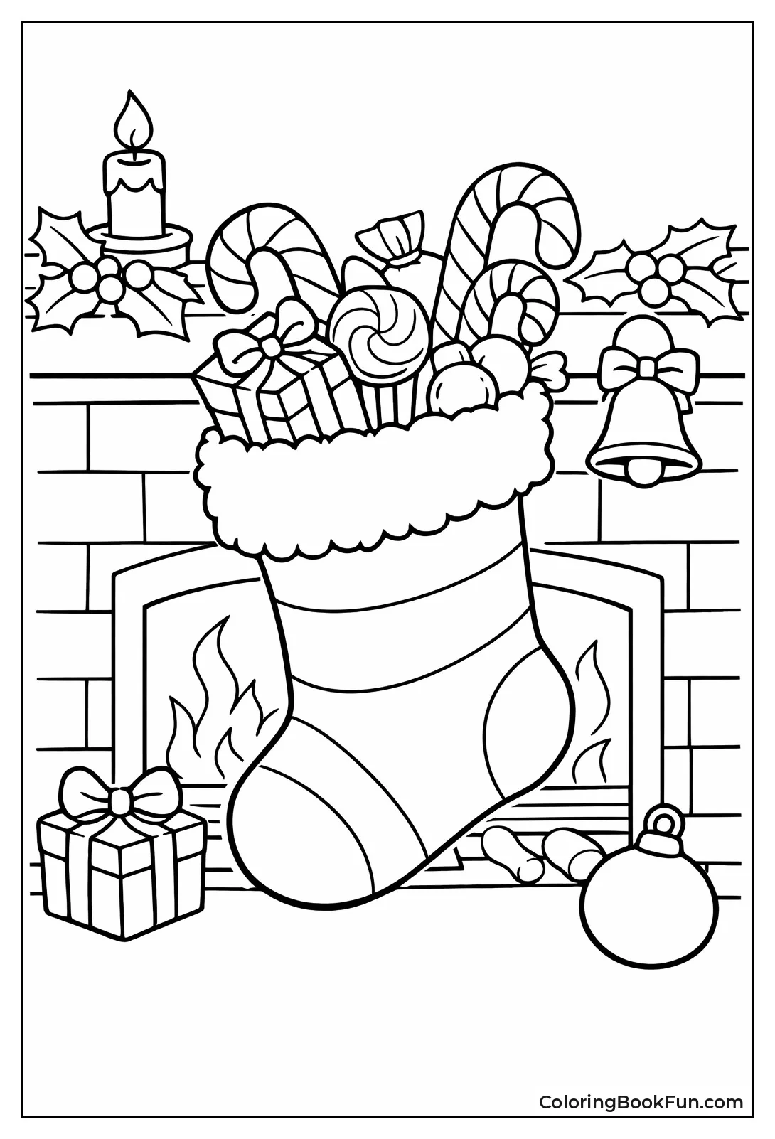 Stocking Stuffed with Canes