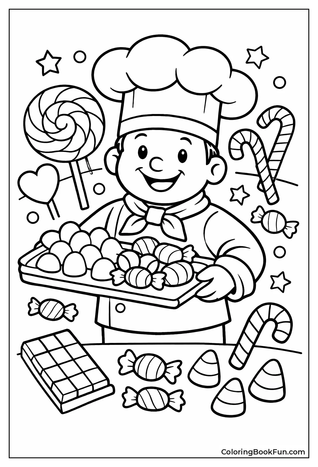 Chef Tray of Gumdrops