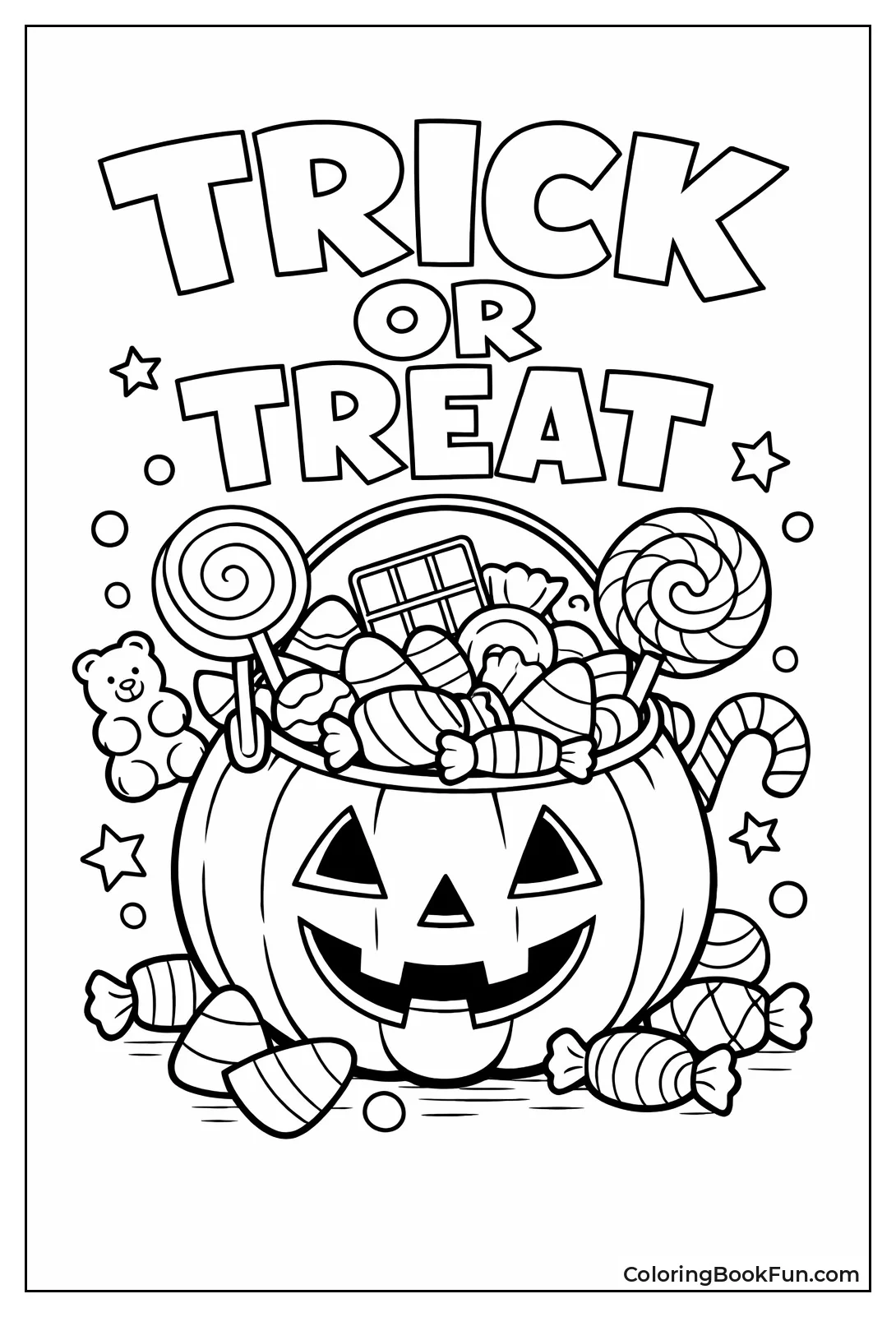 Pumpkin Bucket of Treats