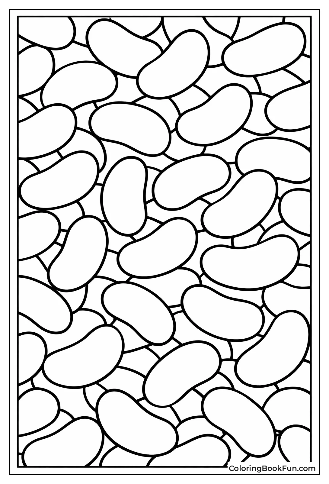 Jelly Bean Mosaic Design