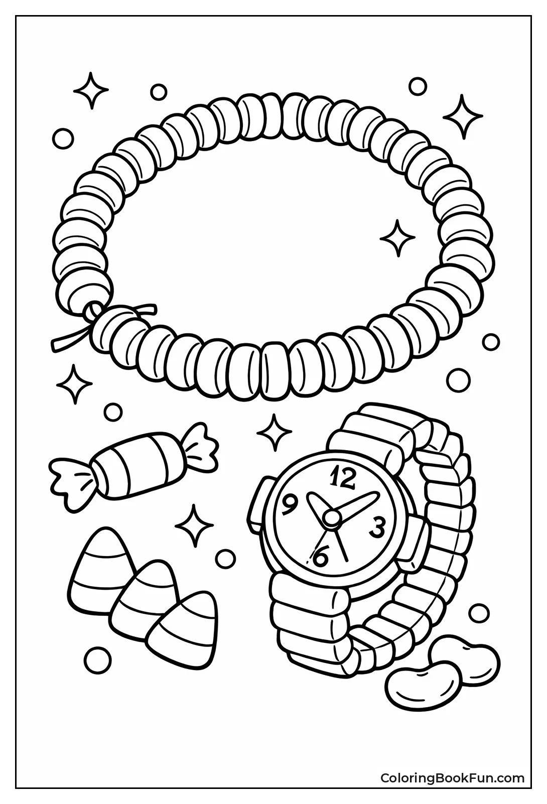 Necklace of Candy Beads