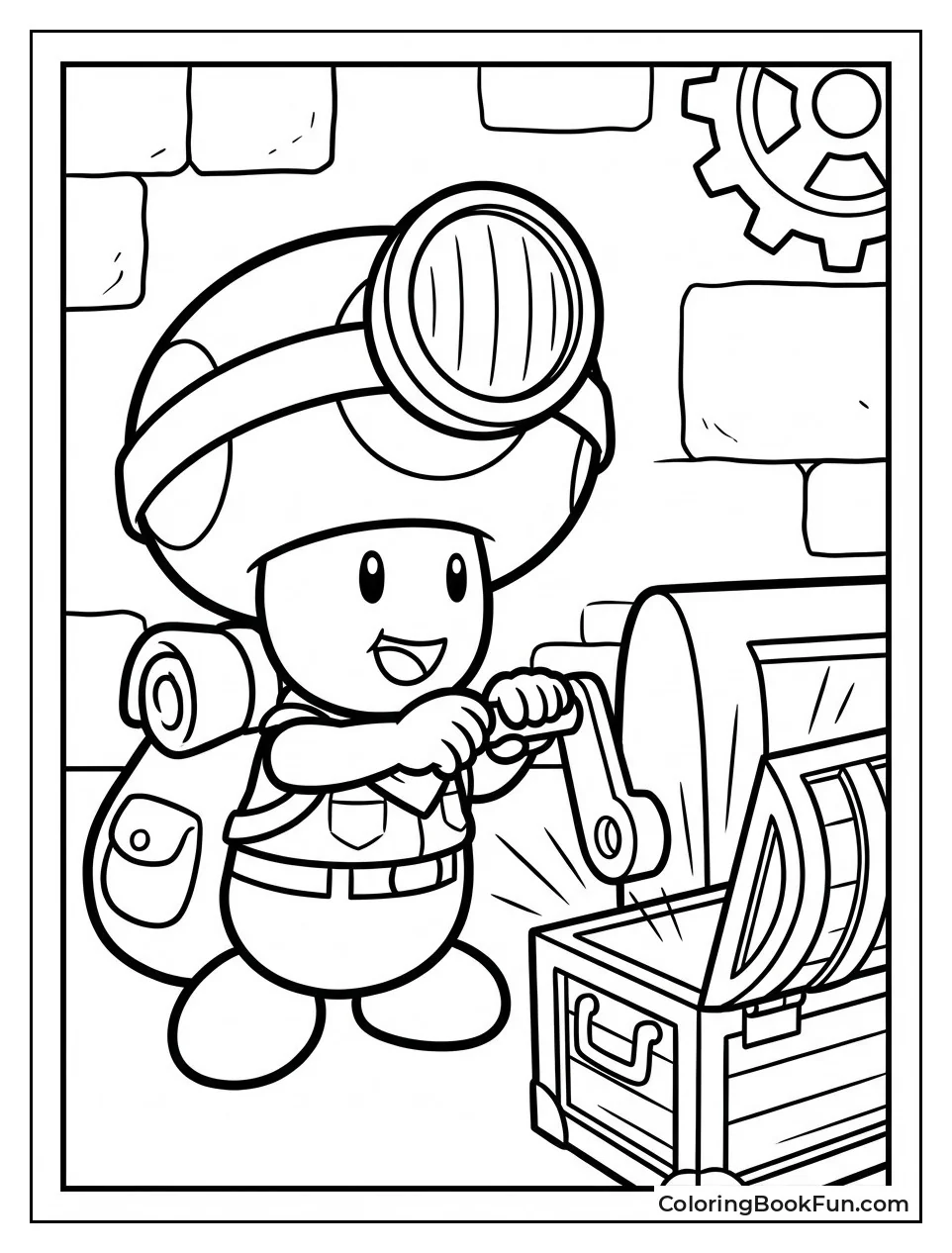 Captain Toad Turns Crank