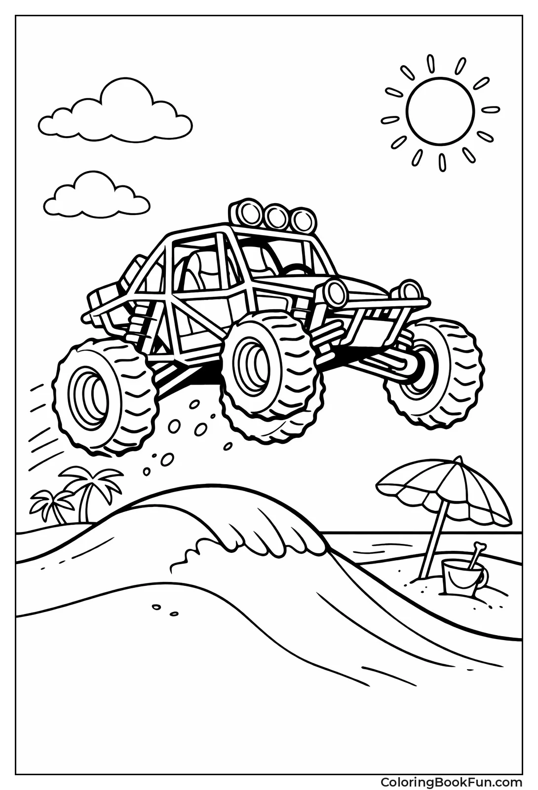 Dune Buggy Sand Jump