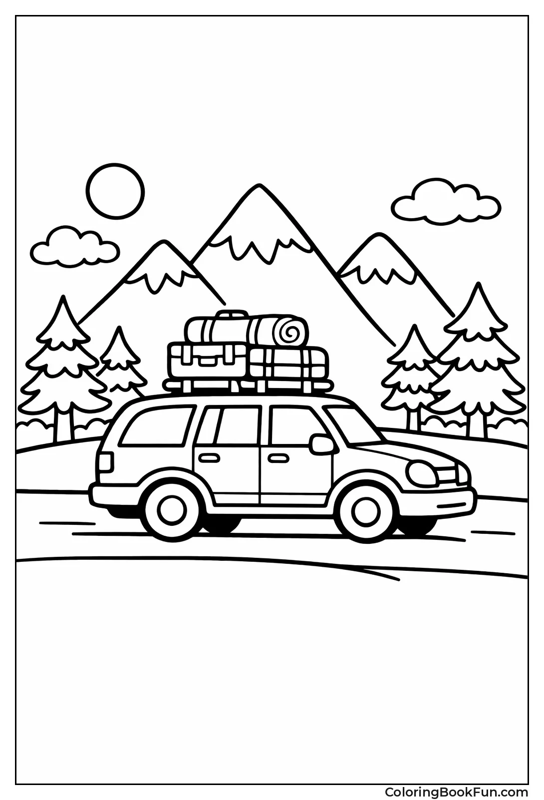 Family Wagon Mountain Trip