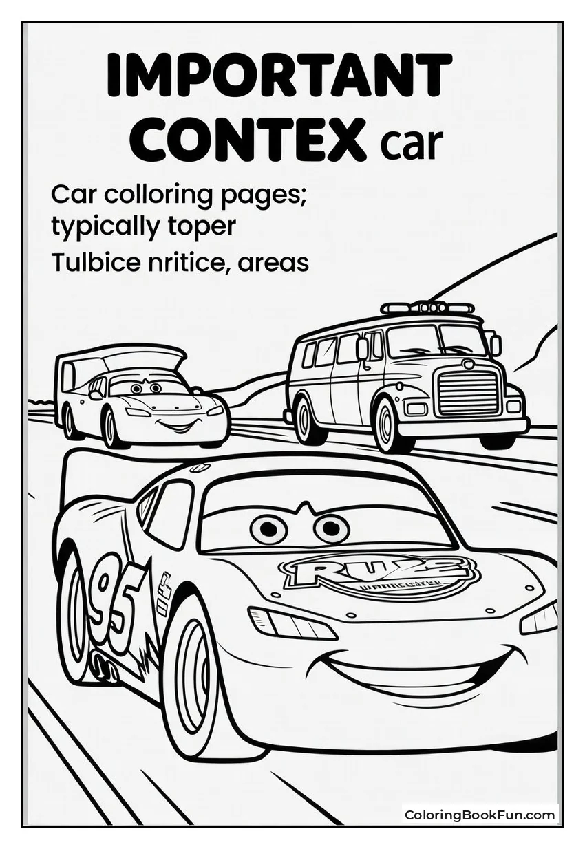 Lightning McQueen Races with Grin