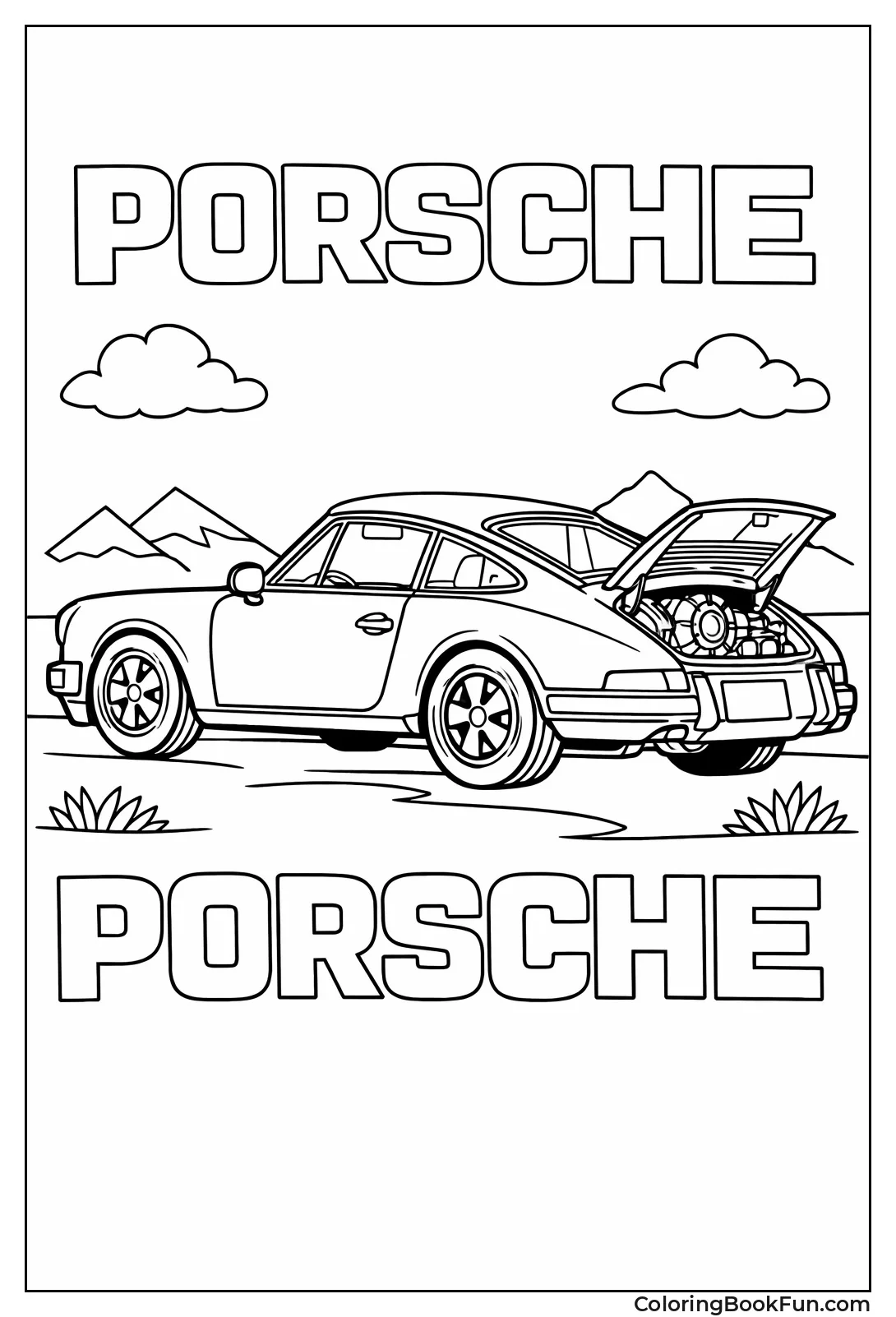 Porsche 911 Side Profile