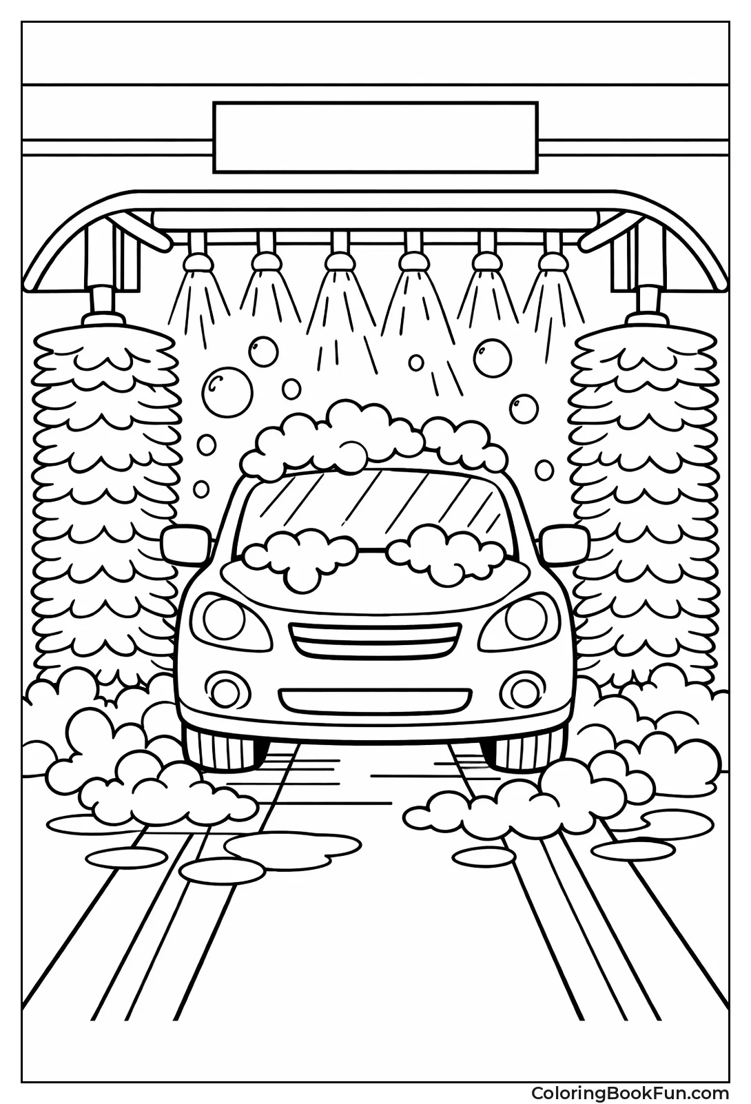 Car Wash Bubbles Jets