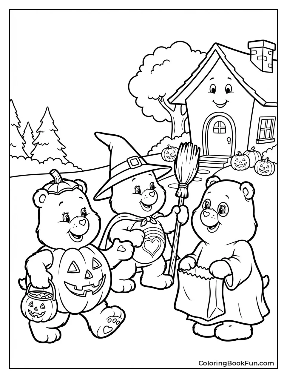 Bears Trick-or-Treat Halloween