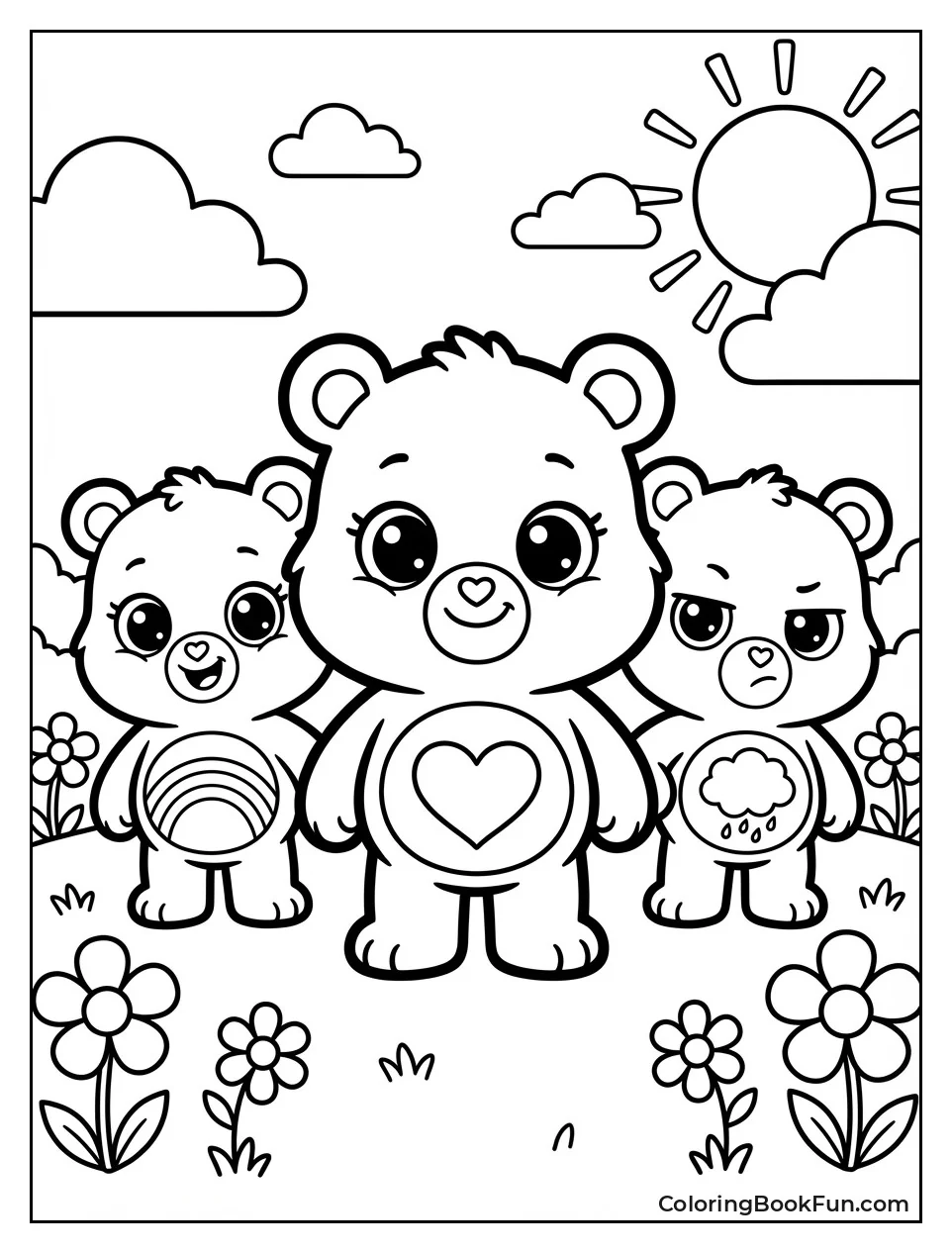 Chibi Bears with Big Eyes