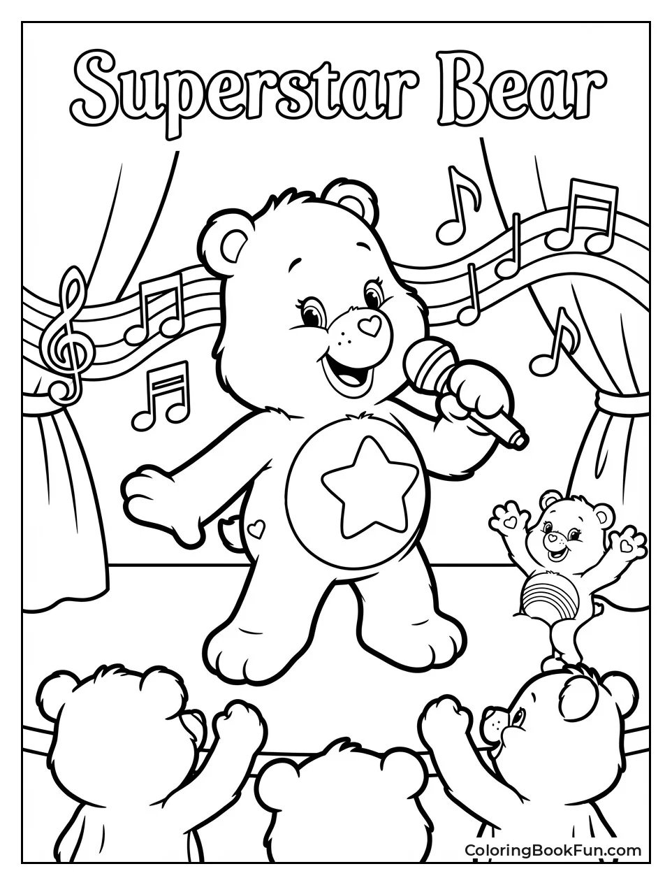 Superstar Bear on Stage