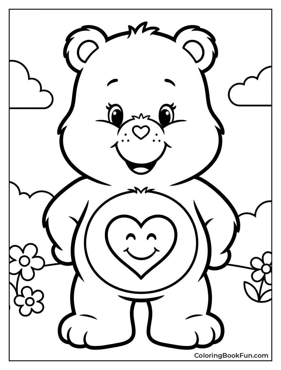 Smiling Tenderheart Bear Portrait