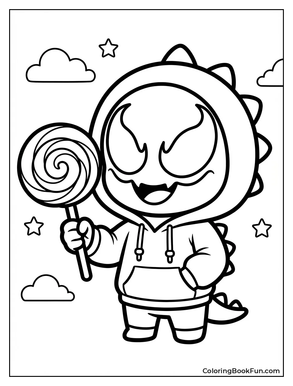 Kawaii Carnage Eats Lollipop