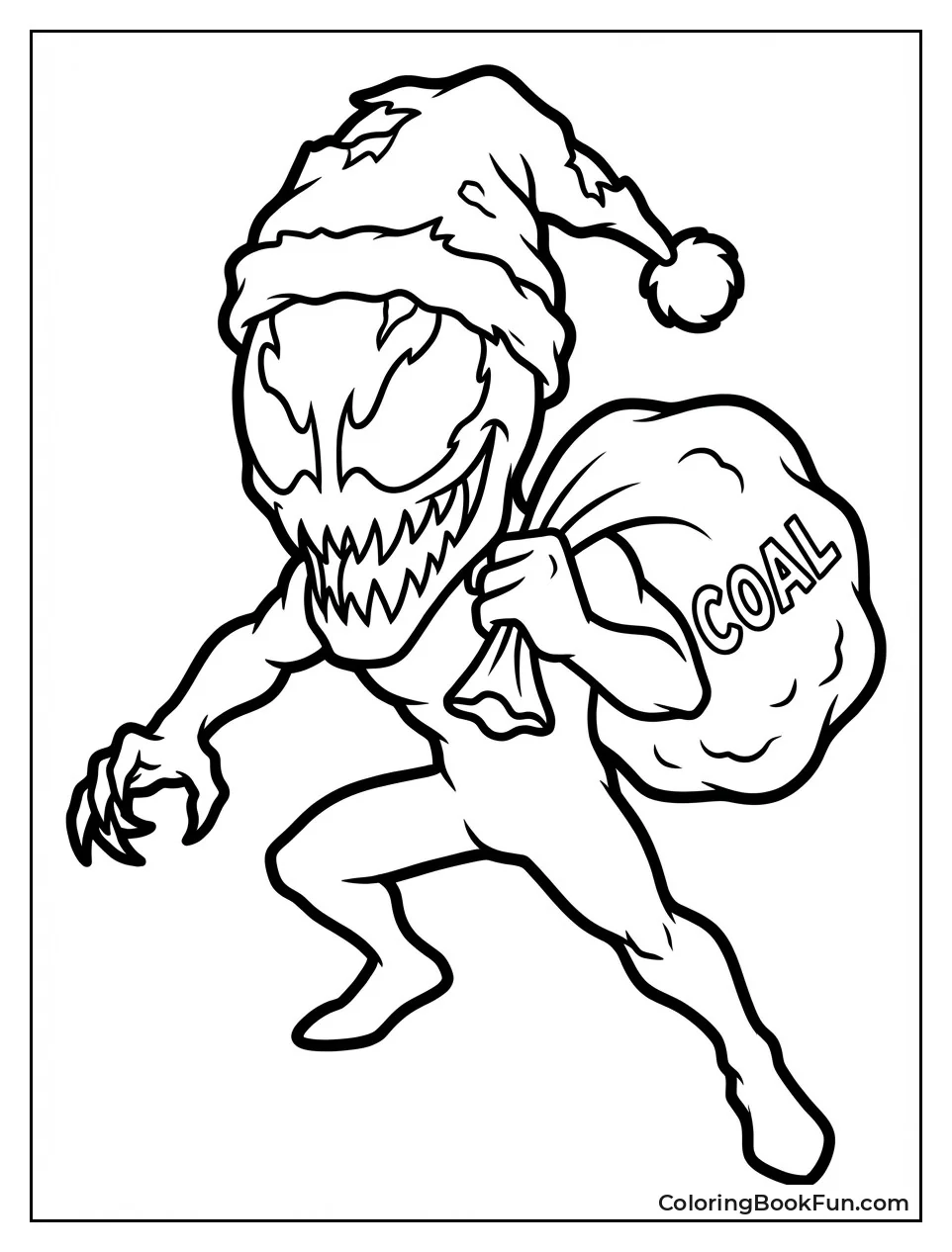 Carnage Wears Santa Hat