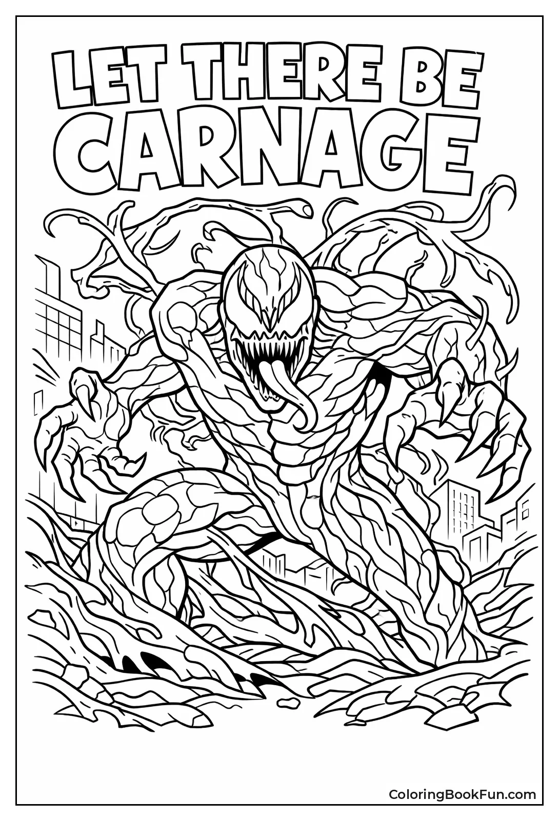 Carnage Spreads Symbiote Chaos