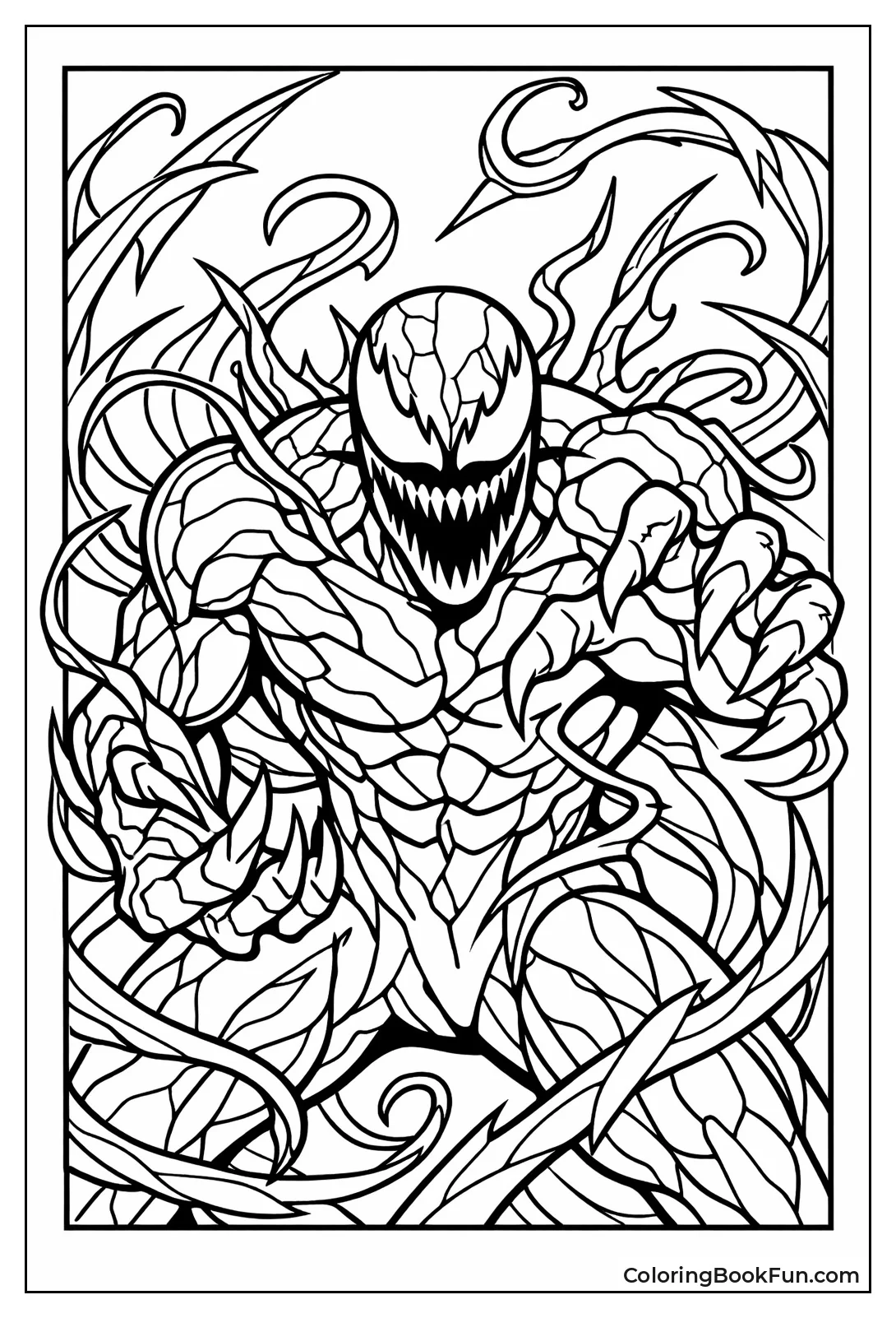 Carnage Swirls in Symbiote