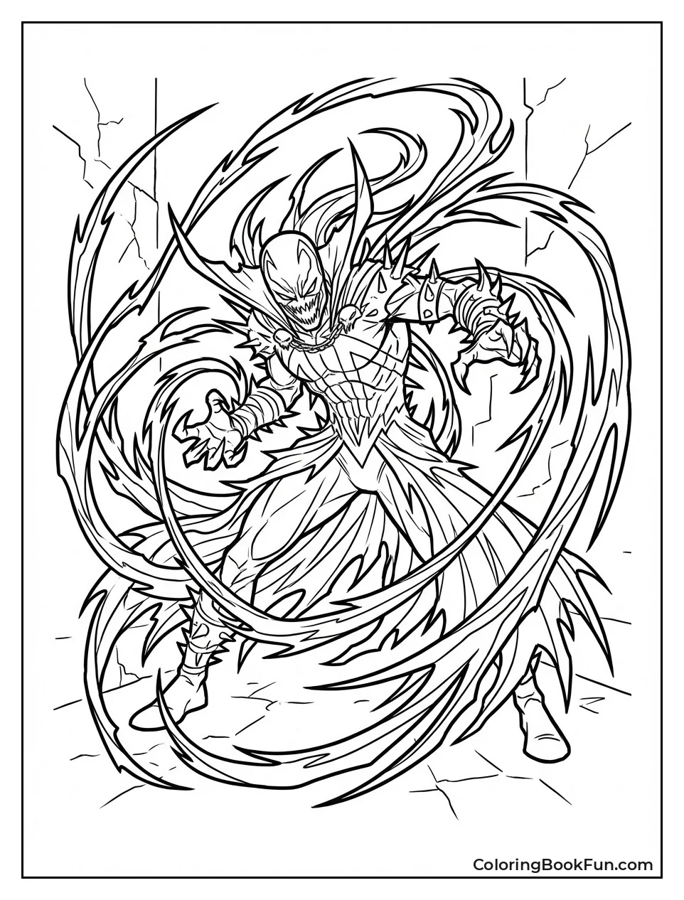 Carnage Whips Sharp Tendrils