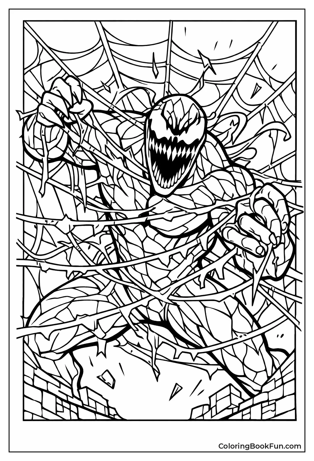 Carnage Breaks Web Trap