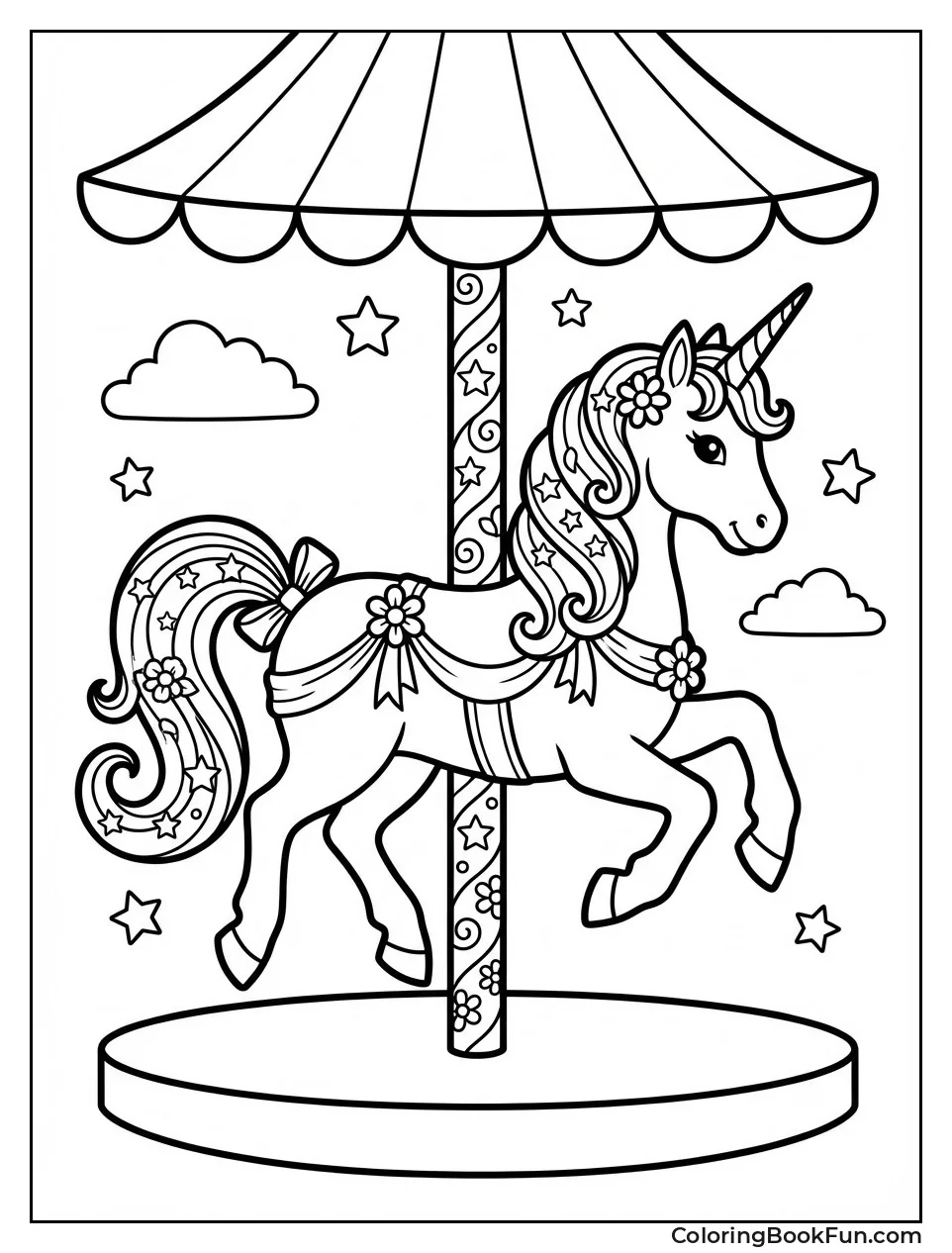 Unicorn on Carousel