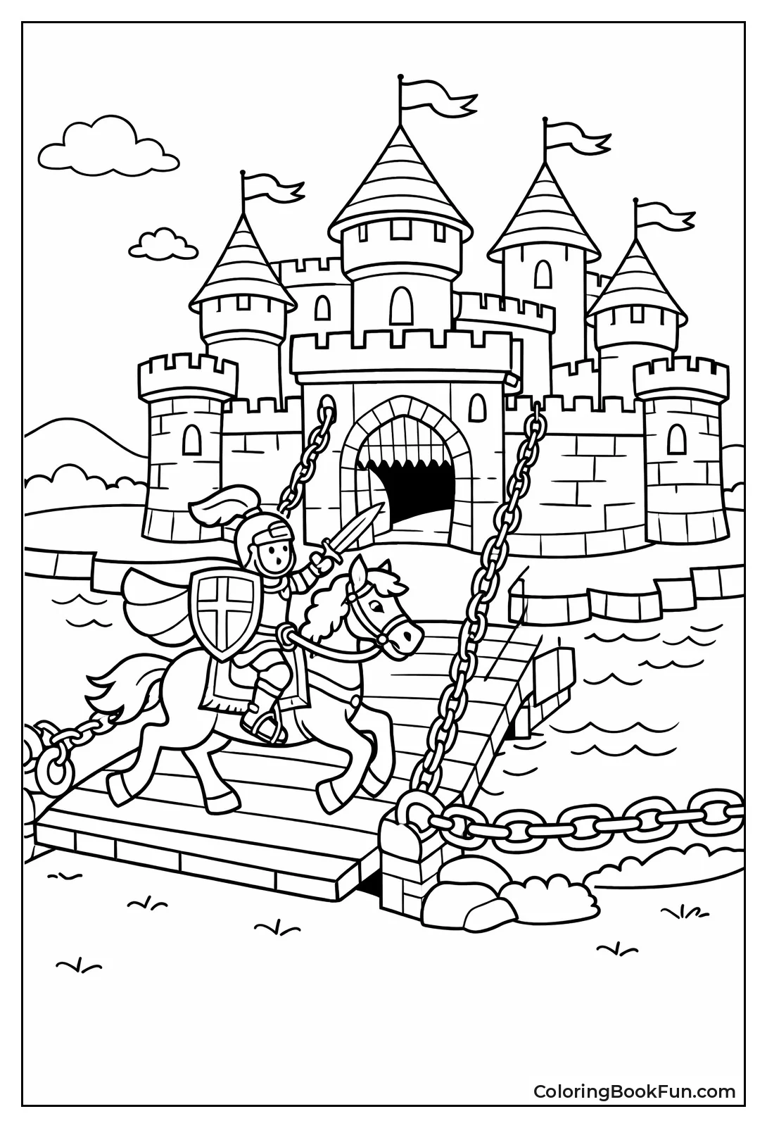Knight on Drawbridge