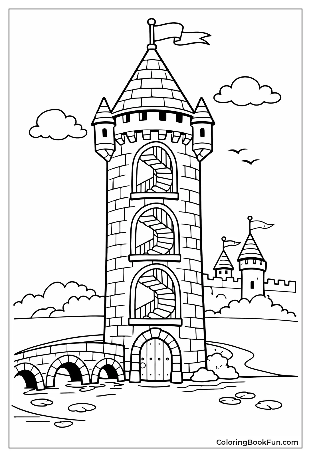 Detailed Tower Close-Up