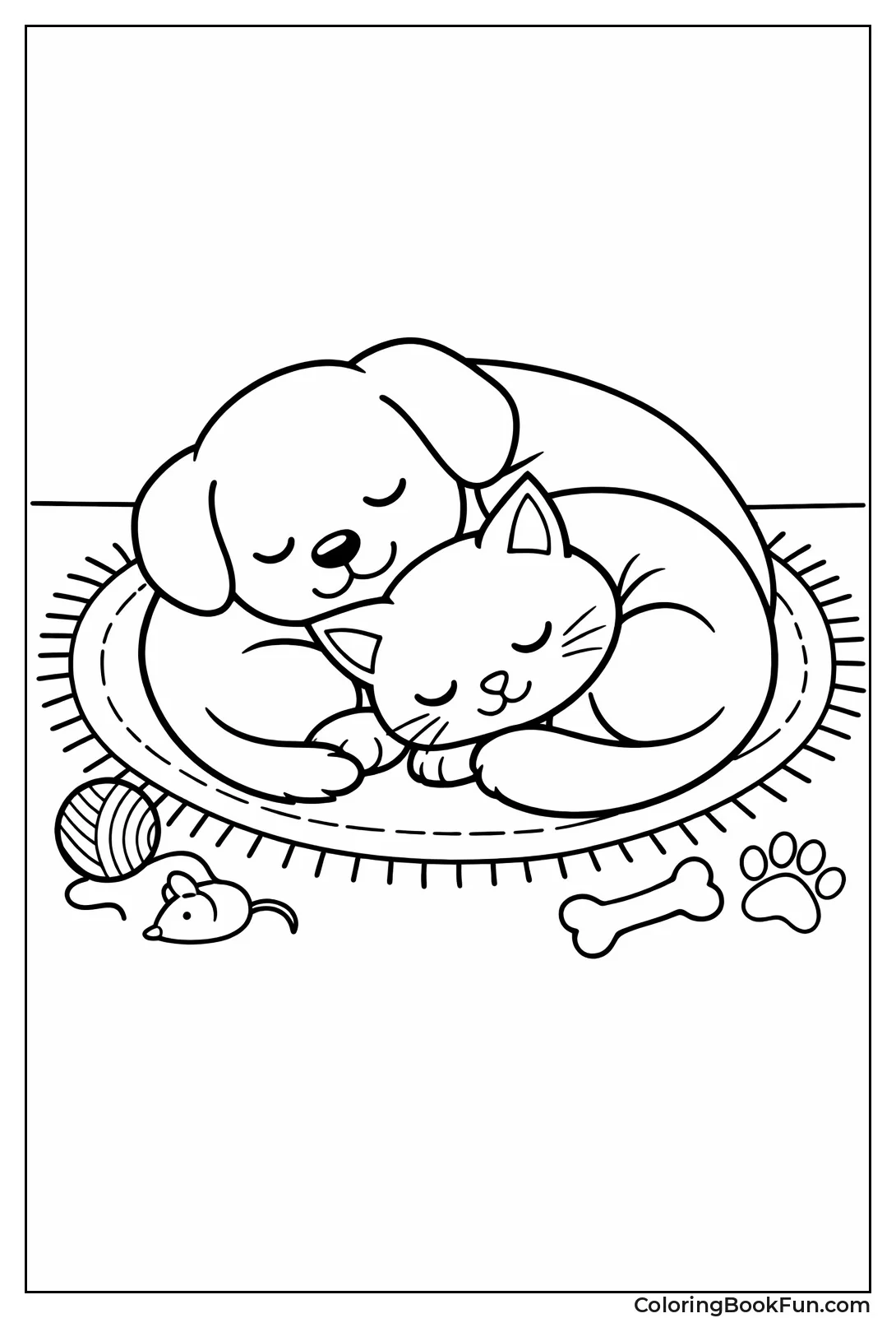 Dog and Cat Nap