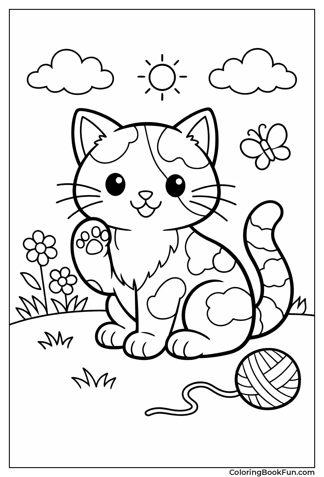 Calico Cat with Patches