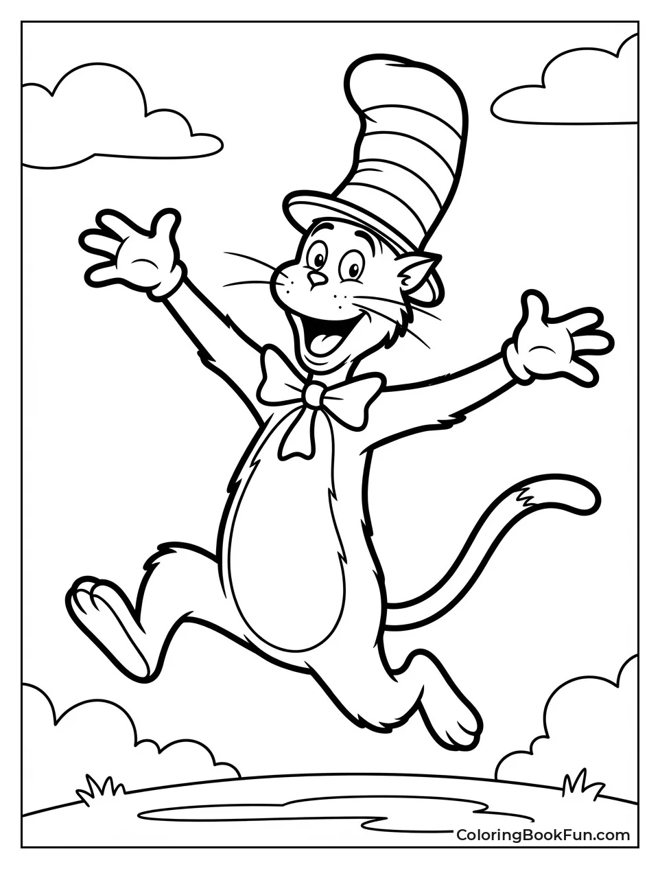 Leaping Cat in Action