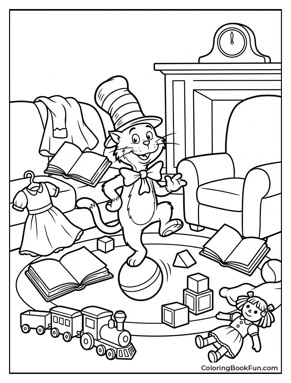 Messy Chaos Living Room