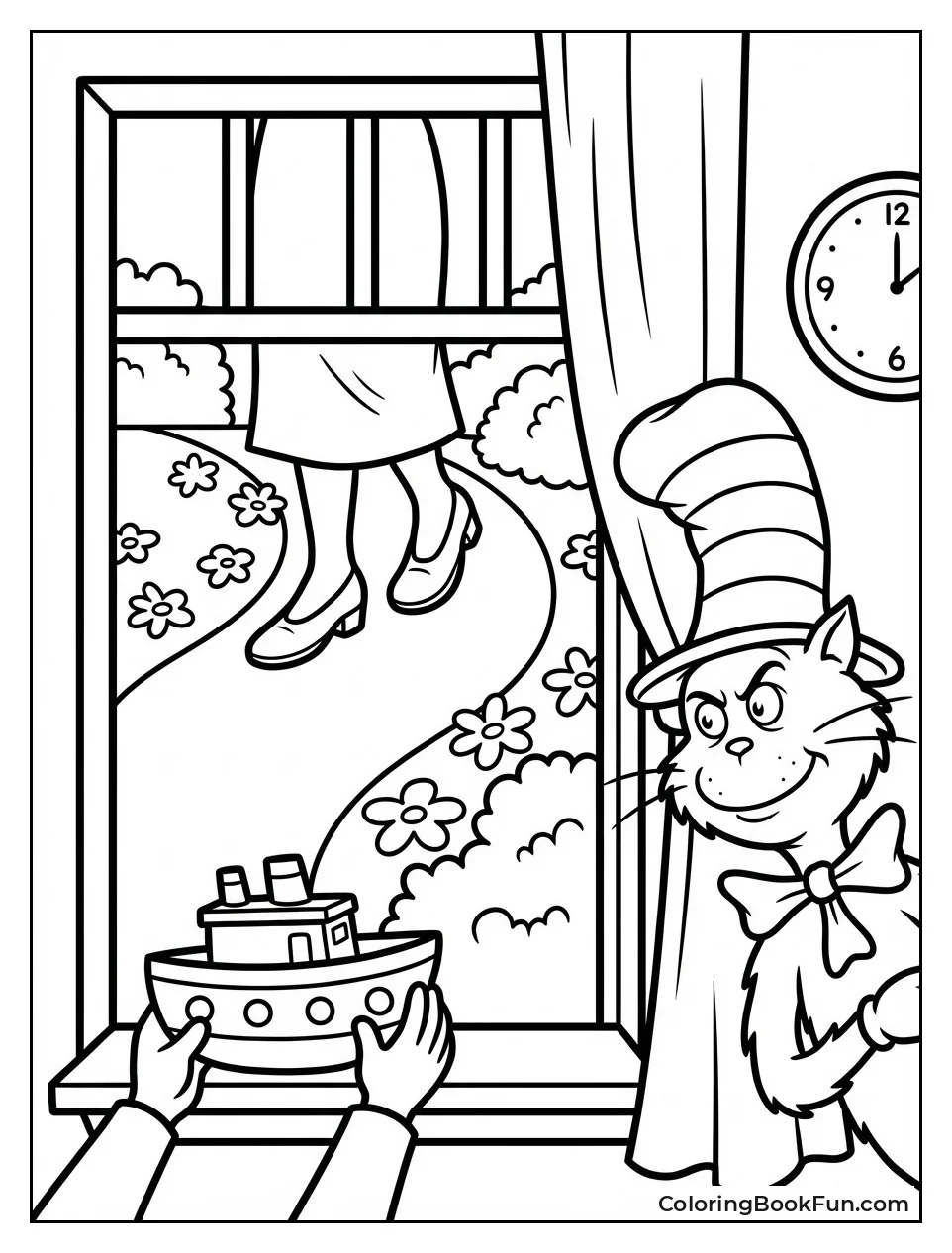 Mother Walking Up Path