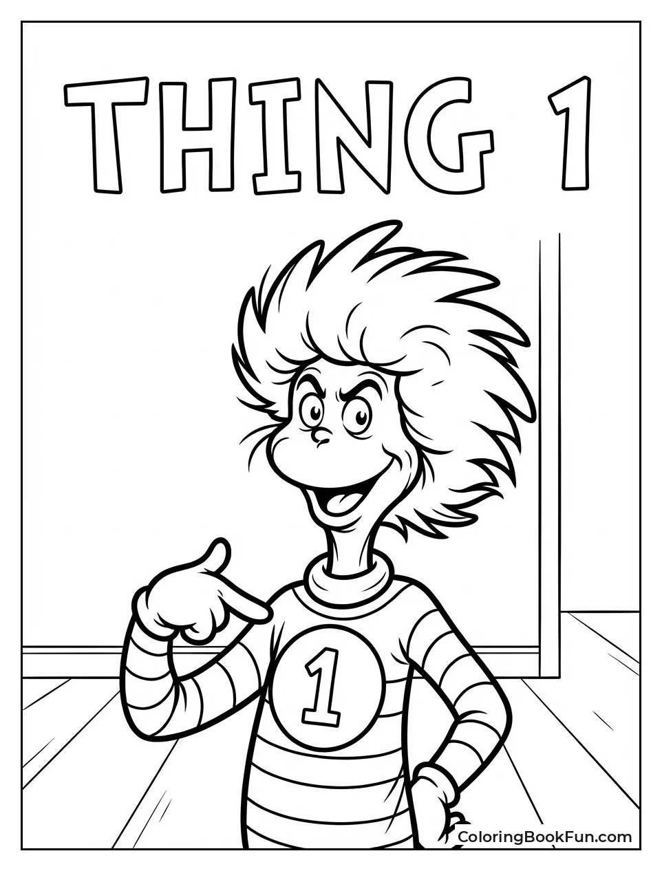 Grinning Thing One Portrait