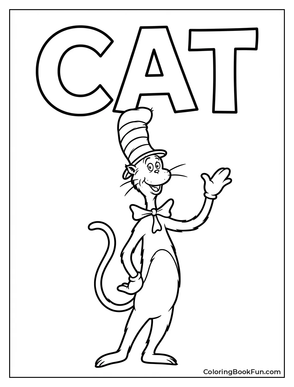 Waving Cat on Hind Legs