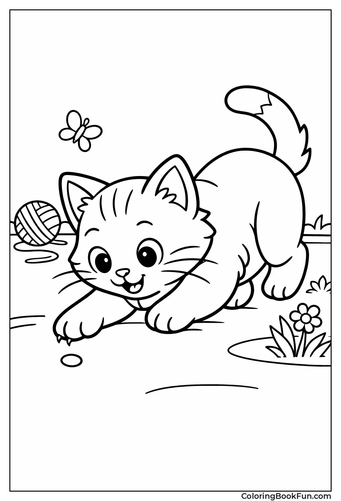 Cat Chasing Laser Dot