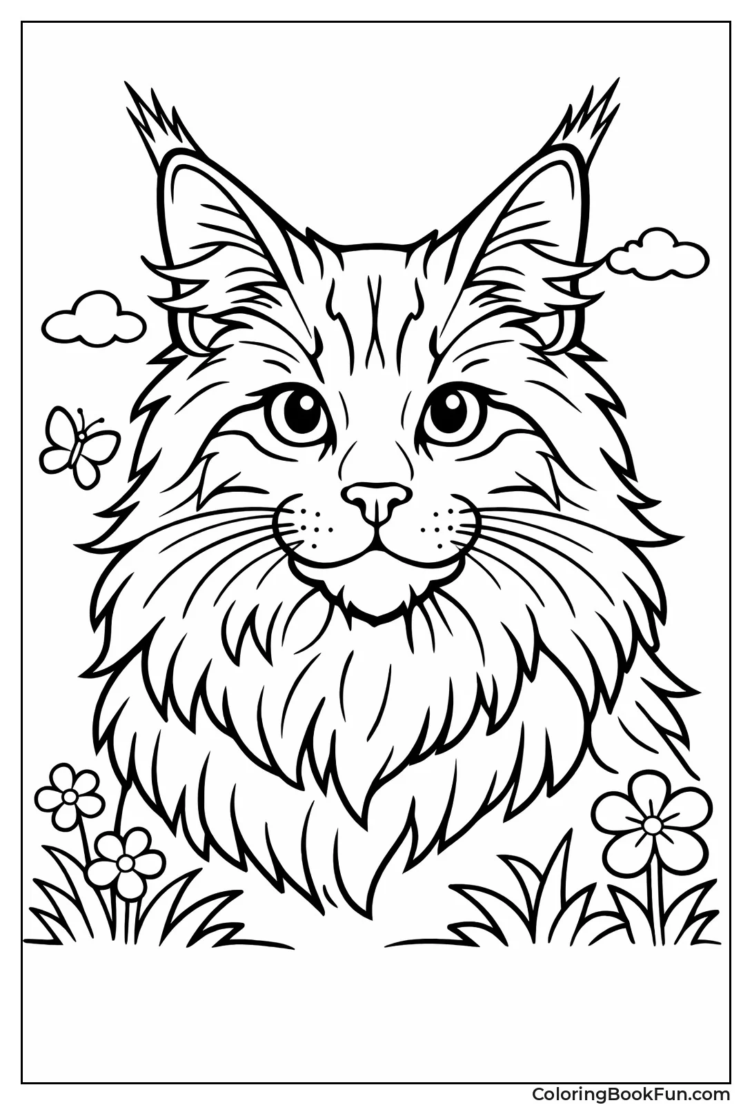 Majestic Maine Coon Portrait