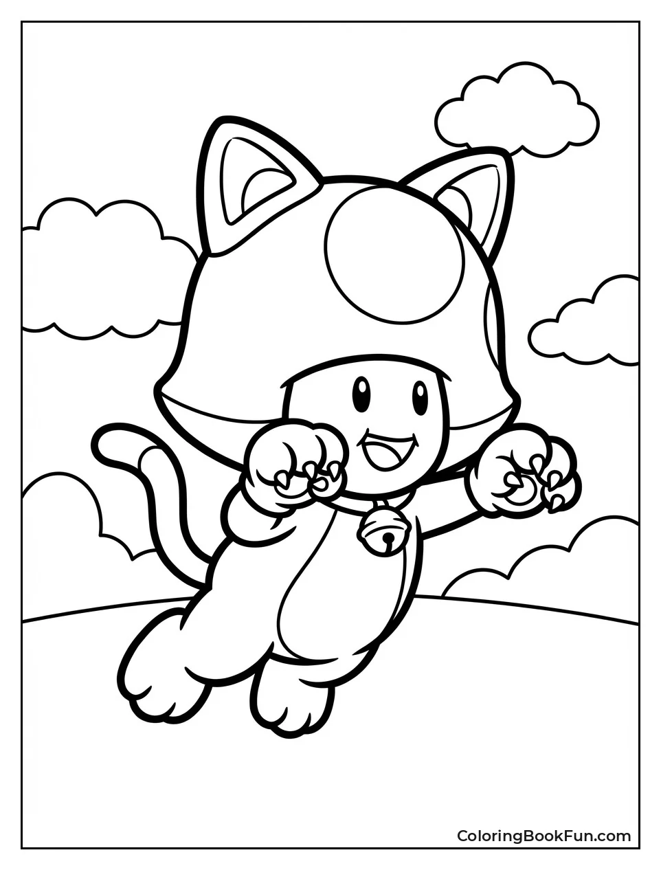 Cat Toad Pounces Playfully