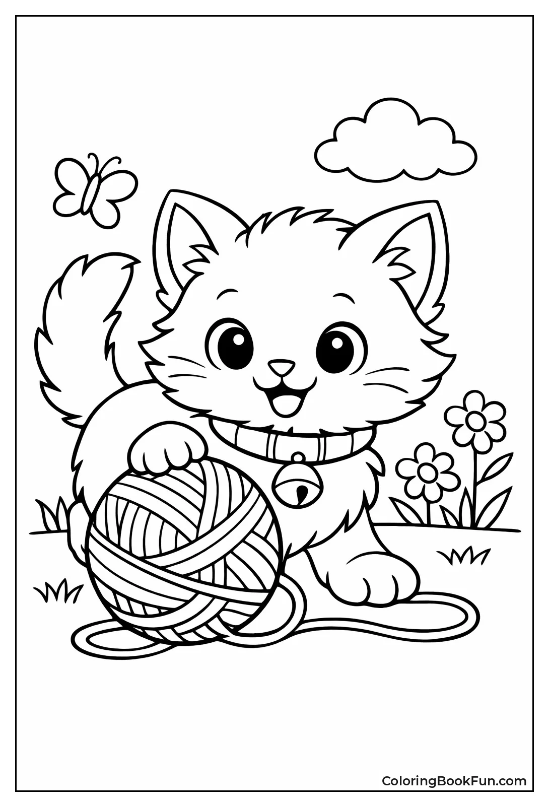 Cat with Bell Collar