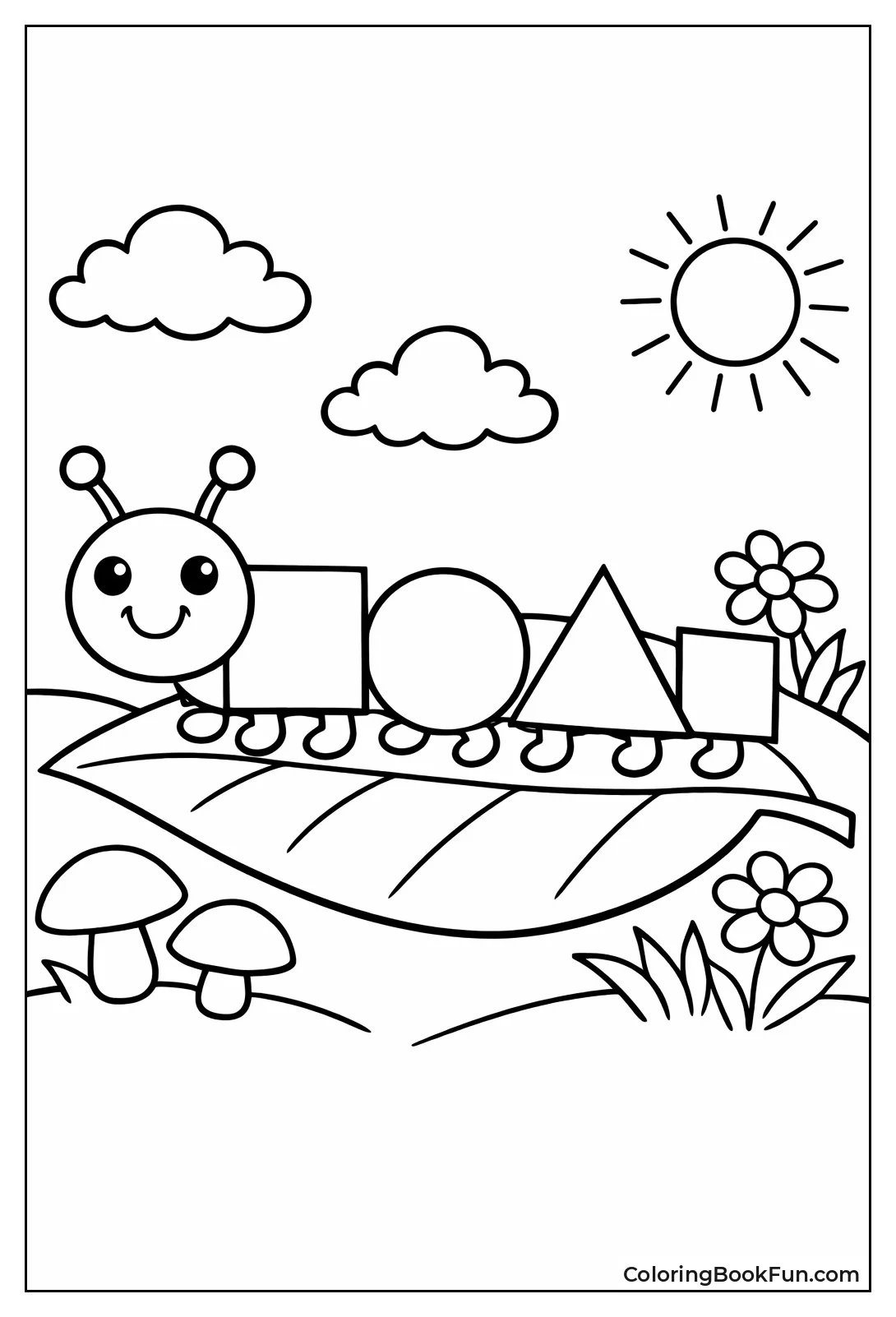 Geometric Caterpillar Segments Shine