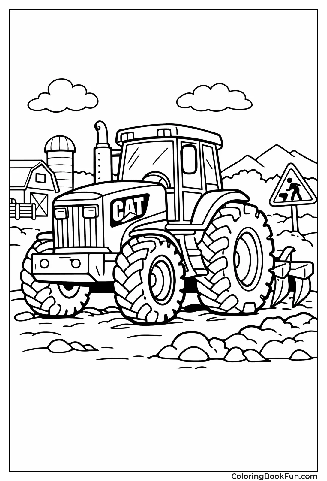 Caterpillar Rugged Farm Tractor