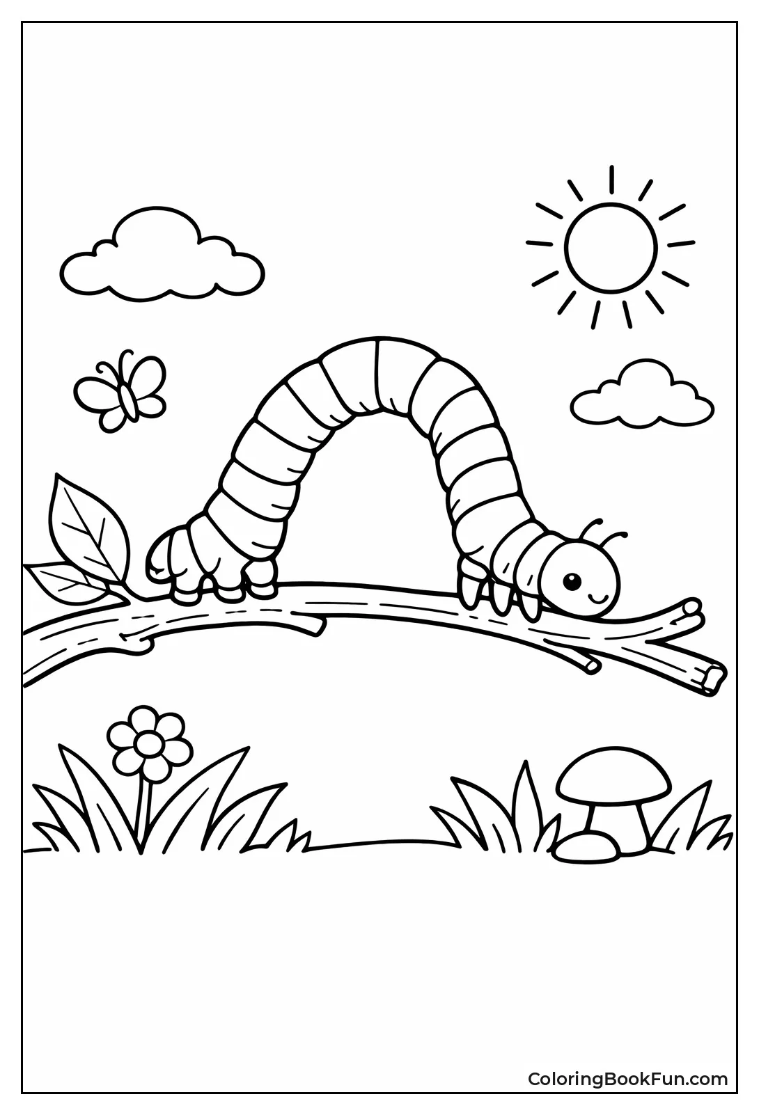 Inchworm Loops on Twig